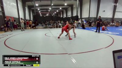 165 lbs Semifinal - Milo Jones-Longstreet, Marysville Wrestling Club vs Percie Hatfield, Punisher Wrestling Company