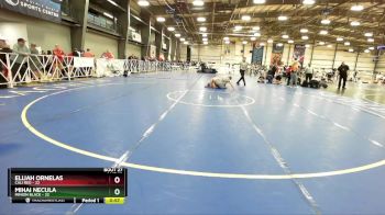 140 lbs Rd# 10- 4:00pm Saturday Final Pool - Elijah Ornelas, Cali Red vs Mihai Necula, Minion Black