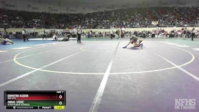 5A-126 lbs Cons. Semi - Dimitri Kizer, Del City vs Nino Vidic, Elgin Public Schools