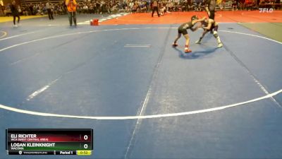 72 lbs Cons. Round 3 - Logan Kleinknight, Waconia vs Eli Richter, WCA (West Central Area)