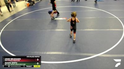 5th Place Match - Jovie Bruegger, New Prague Wrestling vs Naomi Smith, Big Lake Swarm Wrestling Club