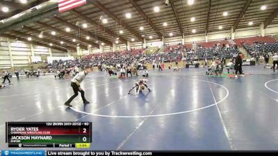 60 lbs Quarterfinal - Ryder Yates, Champions Wrestling Club vs Jackson Maynard, Empire