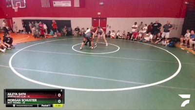 145 lbs Round 2 (8 Team) - Morgan Schuster, Best Trained vs Aileya Sath, Spartan Mat Club