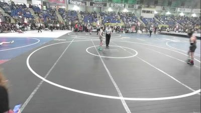 77 lbs Round Of 16 - Bentlee Galindo, Top Notch vs Cooper Reed, Pikes Peak Warriors