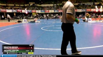 125 lbs Finals (2 Team) - Braxton Brown, University Of Maryland vs Anthony Molton, Campbell University
