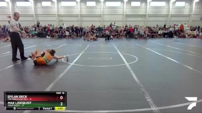 80 lbs Round 1 (6 Team) - Dylan Deck, The Wrestling Mill vs Max Lindquist, Team Shutt