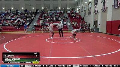 137 lbs Semifinal - Aaron Strange, Arab High School vs Eli Abney, Hewitt-Trussville MS