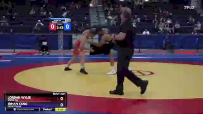 86 kg Cons. Round 1 - Jordan Wylie, Brock WC vs Irman Kang, Hamilton WC