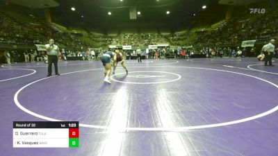 192 lbs Round Of 32 - Damian Guerrero, Tulare Western vs Kai Vasquez, Bakersfield