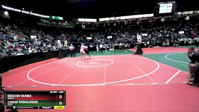 249 lbs Champ. Round 1 - Logan Donaldson, ELP2 vs Deacon Nunez, RMW2