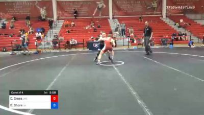 63 kg Consolation - Caleb Gross, Jackrabbit Wrestling Club vs Graham Shore, Ohio