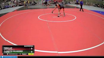 117 lbs Quarterfinals (8 Team) - Tiona Lay, North Medford vs Florecita Villagomez, La Grande