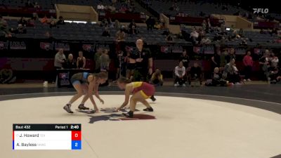 50 lbs Cons. Round 5 - Jasmine Howard, Texas vs Ava Bayless, Iowa Womens Wrestling Club