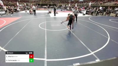 70 lbs Rr Rnd 2 - Carter Martin, Bearcave WC vs Dalton Schroeder, Top Notch WC