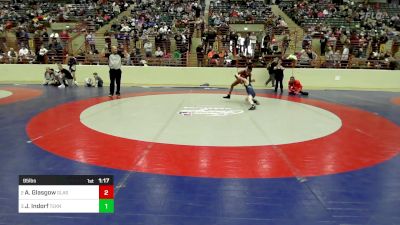 95 lbs Semifinal - Ashton Glasgow, Glasgow Wrestling Academy vs James Indorf, Teknique Wrestling