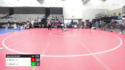 93 lbs Rr Rnd 1 - Gabe Benyo, Mat Assassins Black vs Cole Rebels, Team NJ X Ruthless