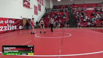 106 lbs Semifinal - Stamatios Paxos, Hoover vs Blake Frantz, Wadsworth