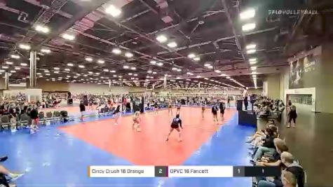 Cincy Crush 16 Orange vs OPVC 16 Fancett - 2022 JVA Summerfest presented by Nike