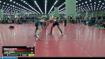 174 lbs Champ. Round 1 - Jude Powell, Unattached vs Rocco D`Ascoli, Ottawa University