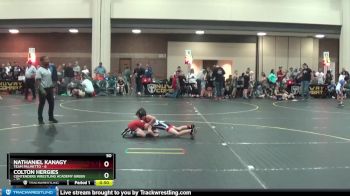 50 lbs Round 3 (6 Team) - Nathaniel Kanagy, Team Palmetto vs Colton Hergies, Contenders Wrestling Academy Green