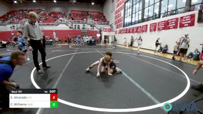 52 lbs Final - Easton Alvarado, Comanche Takedown Club vs Creed Williams, Choctaw Ironman Youth Wrestling