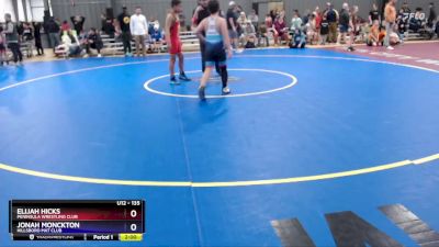 135 lbs Round 3 - Elijah Hicks, Peninsula Wrestling Club vs Jonah Monckton, Hillsboro Mat Club