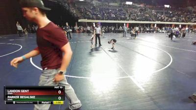 53 lbs Cons. Round 1 - Landon Gent, Iowa vs Parker Begalske, Iowa