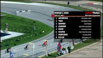 Women's 200m, Heat 2