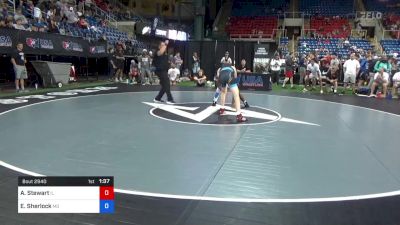 160 lbs Semis - Aaron Stewart, Illinois vs Emmitt Sherlock, Maryland