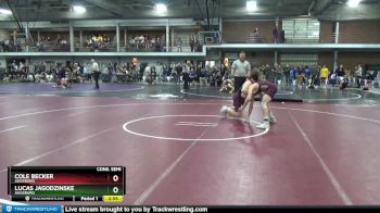 149 lbs Cons. Semi - Lucas Jagodzinske, Augsburg vs Cole Becker, Augsburg