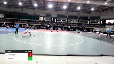 106 lbs Round Of 32 - Oliver Phillips, Baylor School vs Cyrus Sabet, St. Alban's