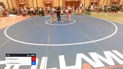 132 lbs Semifinal - Rylee Donohue, Ct vs Eva Altamirano, Nj