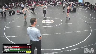 5A 144 lbs Cons. Round 1 - Harrison Brafford, Boiling Springs vs Wilson Immesberger, Dutch Fork