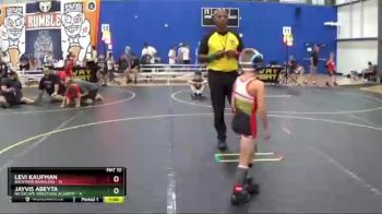 49 lbs Round 5 (6 Team) - Levi Kaufman, Backyard Brawlers vs Jayvis Abeyta, No Escape Wrestling Academy