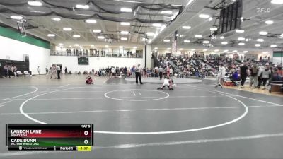 113 lbs Cons. Round 4 - Cade Dunn, Victory Wrestling vs Landon Lane, Angry Fish