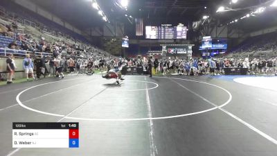 120 lbs Rnd Of 32 - Richard Springs, South Carolina vs Dalton Weber, New Jersey