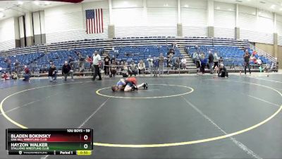 59 lbs Cons. Semi - Bladen Bokinsky, Oak Hill Wrestling Club vs Hayzon Walker, Stallions Wrestling Club