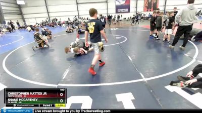 100 lbs Rd# 9- 2:15pm Saturday Final Pool - Shane McCartney, PA White vs Christopher Mattox Jr, Terps Xtreme