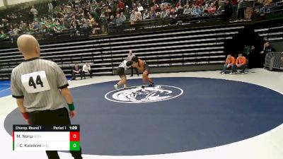 285 lbs Champ. Round 1 - Cody Kaleikini, Box Elder vs Mana Nonu, Brighton