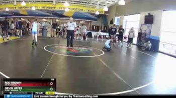 113 lbs Quarters & Wb (16 Team) - Nevin Hayes, Funky Monkey vs Rod Brown, Palm Harbor