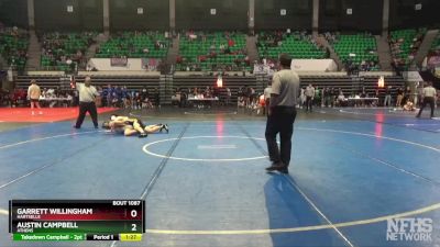 6A 150 lbs Semifinal - GARRETT WILLINGHAM, Hartselle vs Austin Campbell, Athens