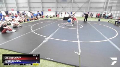 106 lbs Round 3 (8 Team) - Carter Kendrick, South Dakota Blue vs Jayden Grijalva, Kansas Red