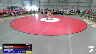 160 lbs Round 3 (8 Team) - Caige Horak, Ohio Gray vs Nash Banko, Wisconsin Red