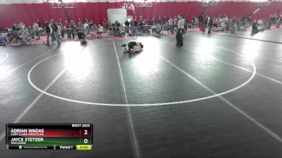 138 lbs Cons. Round 3 - Adrian Wadas, Cory Clark Wrestling vs Jayce Stetzer, Wisconsin