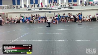 76 lbs Quarterfinals (8 Team) - Porter Hopkins, Glasgow WA vs Cason Revels, Georgia United