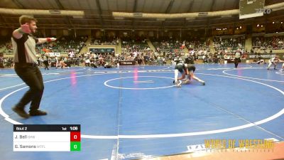 108 lbs Round Of 64 - Jordan Bell, Greater Heights Wrestling vs Gavin Samons, Well Trained