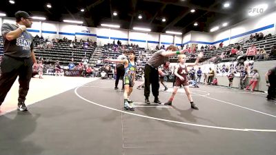 58 lbs Rr Rnd 5 - Madden Hoover, Ada Youth Wrestling vs Slade Stone, Piedmont