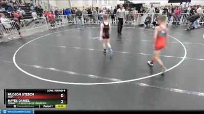 70 lbs Cons. Round 4 - Hayes Daniel, Threestyle Wrestling Of Oklahoma vs Hudson Utesch, Iowa