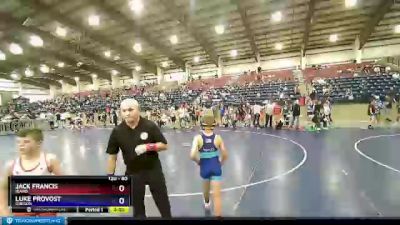 80 lbs Quarterfinal - Jack Francis, Idaho vs Luke Provost, Oregon