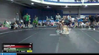 115 lbs Round 3 (8 Team) - Tugger Crum, Seagulls vs Brady Cramer, Virginia Team Predator